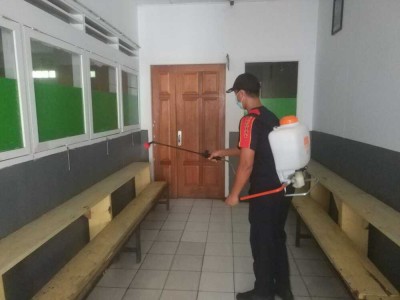 penyemprotan disinfektan