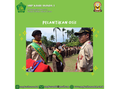 Pelantikan ketua dan wakil OSIS 2022-2023