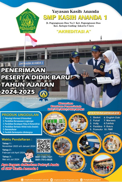 Penerimaan Peserta Dididk Baru SMP Kasih Ananda I
